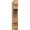 Ekena Millwork Balboa Block Rough Sawn Outlooker, Western Red Cedar, 6"W x 28"D x 28"H OUT06X28X28BOA05RWR - alternate 3